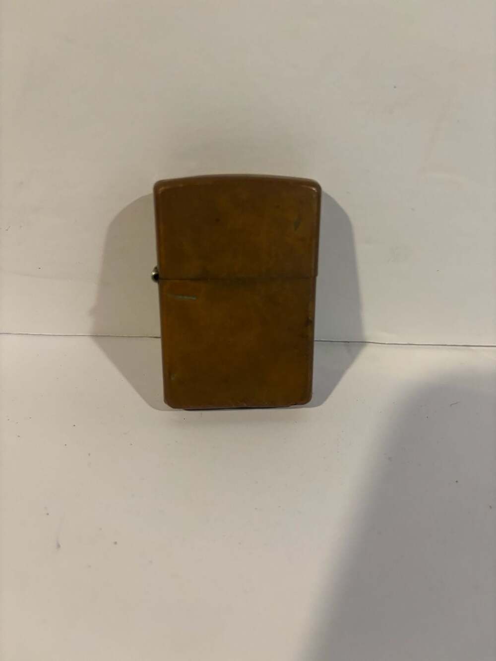 Vintage Zippo Solid Copper Windproof Lighter Made in USA